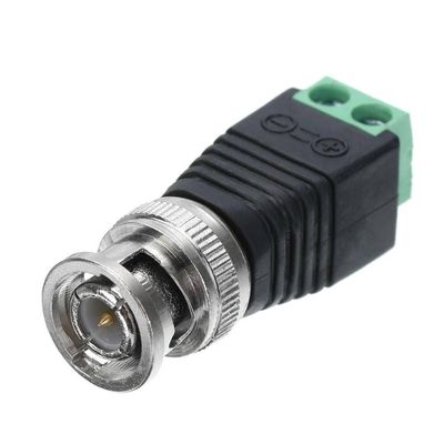 10 PCS BNC Male Cable Connector Terminal Adapter for CCTV Video Balun Camera