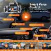 4K 360 DashCam for Cars,4 Channel Car Dash Cam Front and Rear Inside with 128GB Card Included,Voice Control,5.8G WiFi GPS,IR Night Vision, G Sensor, 24/7 Parking Mode &Loop Recording Dash Camera view 4