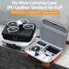 YYFRIEND Drone Accessories Matte Leather Shock-resistant Carring Case for DJI FLIP view 2