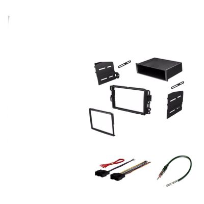 BYRXMO Single Din Dash Kit Stereo Installation Install Kit W Wire Harness for Suzuki,for Saturn,for Pontiac,for GMC,for Chevy,for Buick
