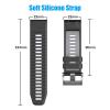 BCMCBV 22mm For Garmin Fenix 7/7 Pro/6/6 Pro/5/5 Plus Watch Band,Soft Quickfit Silicone Straps For Forerunner 965 955/Approach S70 47mm/Instinct 2/quatix 7 Smartwatch(3pack1) view 4