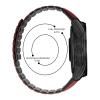 BUDAY For Fenix 8X Bands Fenix 7X Sport 22mm 26mm Watch Strap For Garmin Fenix 7/Fenix 6/Fenix 5/Fenix 6X Pro/Fenix 3/HR/Descent MK1/D2 Delta PX/D2 WatchBands(Dark blue black,26mm) view 4
