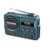 Pocket Radio FM USB-C Charging 2000mAh Rechargeable Excellent Reception Clear Speaker and Headphone Jack,LCD Screen,FM Radio for Walk/Jogging/Gym, Bluetooth/TF.(NO AM) (Turquoise) view 1