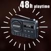 Pocket Radio FM USB-C Charging 2000mAh Rechargeable Excellent Reception Clear Speaker and Headphone Jack,LCD Screen,FM Radio for Walk/Jogging/Gym, Bluetooth/TF(NO AM) (Carbon) view 3