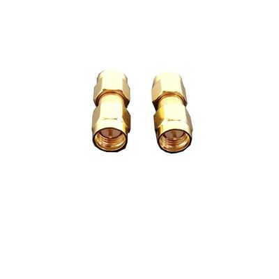 10 PCS SMA-jj Male to Male Connector SMA Double Male RF Connector SMA Male Internal Screw Internal pin Adapter