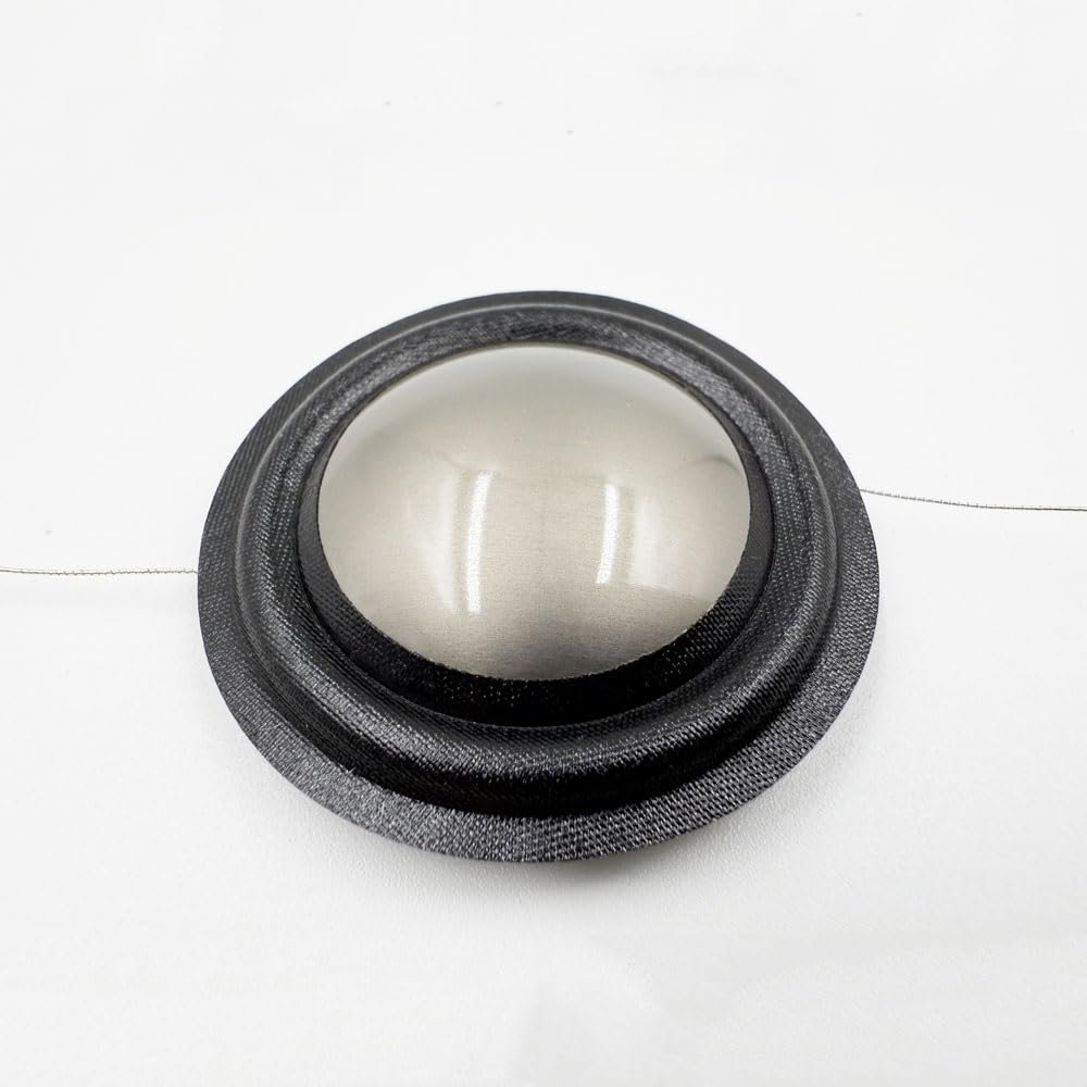 HUMARH 2-Pack Tweeter Diaphragm (Silk and Titanium) with 25.9mm (1.02") Voice Coil 4 Ohm for B&W S2 802 CM1 CM5 CM7 CM8 DM630, B&W AM1 Tweeter HF01155 and Many Others