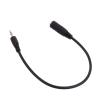 2.5mm Male to 3.5mm Female Aux Stereo Cable Connector Adapter(Elbow) view 3