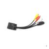 1PC Video Cable Compatible with The PC HDTV Connector Male to S-Video 3 R/CA Jack Female Composite AV TV Out Adapter Converter New view 1