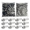 100 Sets GX16 16MM Aviation Connector Kit - 5 Pin Metal Male/Female Panel Mount Adapter Plug Socket Set for Industrial Electronics(GX16 Nut 100 Sets,5P) view 2