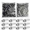 100 Sets GX16 16MM Aviation Connector Kit - 10 Pin Metal Male/Female Panel Mount Adapter Plug Socket Set for Industrial Electronics(GX16 Nut 100 Sets,10P) view 2