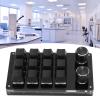 12 Key Programmable Gaming PC Keyboard with Adjustment Knob, One Handed Macro Mechanical DIY Keypad for Office Lab, Suitable for, Vista OS X (All Black) view 3