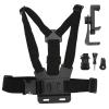 Adjustable Design,Chest Mount Harness Strap with Phone Holder, Ideal for Surfing, Skiing, Skateboarding, Biking, Motorcycle. Immersive view 1