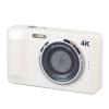 4K 64MP Compact Digital Camera with Autofocus, 18X Zoom, and 2.8-Inch Screen Point and Shoot Camera for Travel Photography (White) view 3
