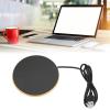 55C Smart Constant Temperature Coaster Mug Warmer, Compact USB Candle Warmer, Tempered Glass Panel, Auto Power Off, for Home Office Outing, Smart Temperature Settings in High (2) view 4