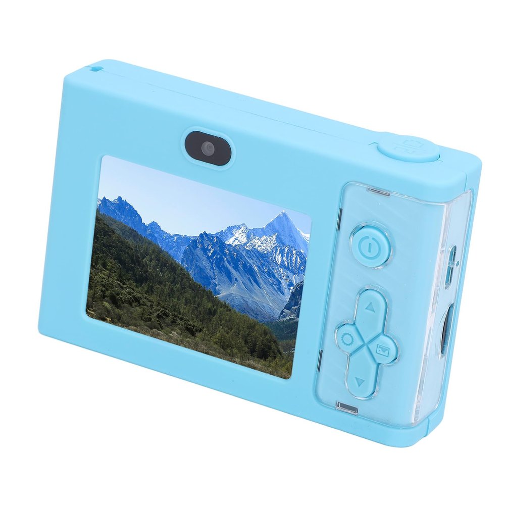48MP Digital Camera with 1080P Video, 8X Zoom, 2.4 Inch Screen, Shake - Portable Compact Camera for Students and Travel (32GB)