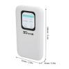 5G WiFi 6 Mobile Hotspot, with Nano SIM Card Slot Connects Up to 16 Devices 2.01in Touch Screen, Portable WiFi Device for Travel, Pocket Hotspot view 4