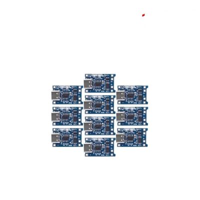 10-50pcs Type-C USB C 5V 1A 18650 tp4056 Lithium Charger Module Charging Protection Dual Functions (Color: 10Pcs)
