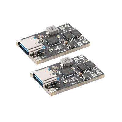 10pcs/1pc 5V 3A Step Down Buck Charge Module Type-C USB Lithium LiPo Charger Protection Circuit DIY Mobile (Color: 2pcs)