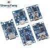 10pcs 5V 1A 18650 TP4056 Lithium Charger Module Charging Protection Dual Functions 1A Li-ion (Color: 18650 Micro) view 4