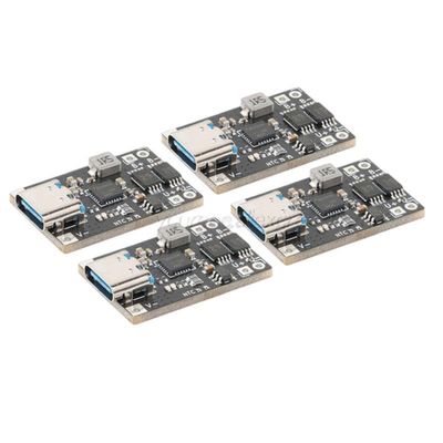 10pcs/1pc 5V 3A Step Down Buck Charge Module Type-C USB Lithium LiPo Charger Protection Circuit DIY Mobile (Color: 4pcs)
