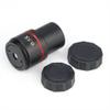 Microscope 0.5X Lens Microscope Camera Adapter 23.2mm C-Mount Electronic Eyepiece Auxiliary Reduction Lens for Connecting Camera(Black) view 1