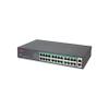 26-Port Gigabit Uplink PoE Switch 24*10/100Mbps 2*10/100/1000M Uplink RJ45 Ports Support IEEE802.3af/at PoE Standard Smart PoE Switch view 3