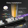 VCELINK 12-Port Cat6 Patch Panel 1000 Mbps for Home and Office, Network UTP view 3