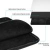 Big Black Wolf with Red Eyes Laptop Sleeve Bag 13 Inch Waterproof Shockproof Laptop Case Bag Lightweight Tablet Travel Cover Computer Skin Bag Tablet Carrying Case view 3