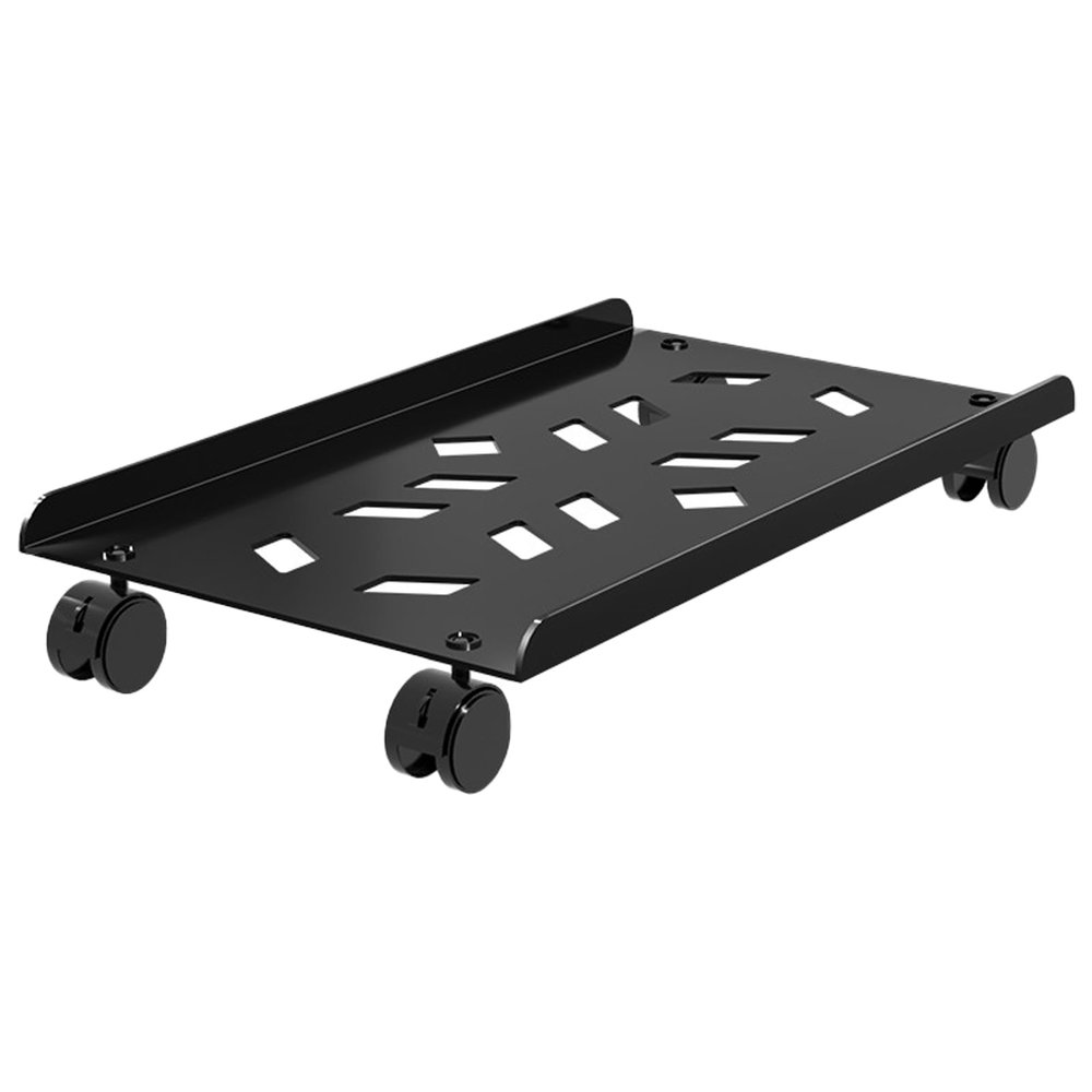 PLCPDM Adjustable CPU Stand Ventilated Computer Tower Stand PC Tower Stand with 4 Wheel Fit for PC Under Desk Holder