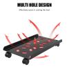 PLCPDM Adjustable CPU Stand Ventilated Computer Tower Stand PC Tower Stand with 4 Wheel Fit for PC Under Desk Holder view 3