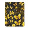 Square Waterproof Mouse Pad Non Slip Rubber Base MousePads Yellow Flowers Butterflies Printed Washable Mouse Mat for E-Sports Gaming Offices view 1