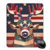 Square Waterproof Mouse Pad Non Slip Rubber Base MousePads Americana Flag Deer Printed Washable Mouse Mat for E-Sports Gaming Offices view 3