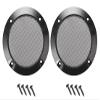 2Pcs Speaker Grill Mesh, 4in 124mm Speaker Cover Woofer Circle Grille Guard Auto Subwoofer Speaker Grille view 1