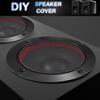 2Pcs Speaker Grill Mesh, 4in 124mm Speaker Cover Woofer Circle Grille Guard Auto Subwoofer Speaker Grille view 4
