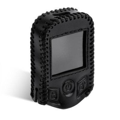 ZTTM NEW Black Remote Key Leather Case Fit for Compustar PRO T13 Remote Cover RFX-P2WT13-SF