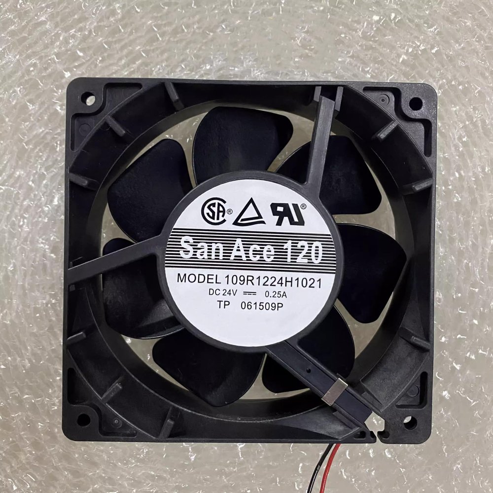 109R1224H1021 DC24V 0.25A 2-Wire Inverter Cooling Fan 120x120x38mm 12cm