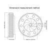 Baxnore Microscope Aperture, Aluminum Alloy Adjustable 1.526 mm M42 Lens Optical Diaphragm, Diaphragm Microscope Iris Adapter Lens for Microscope view 2