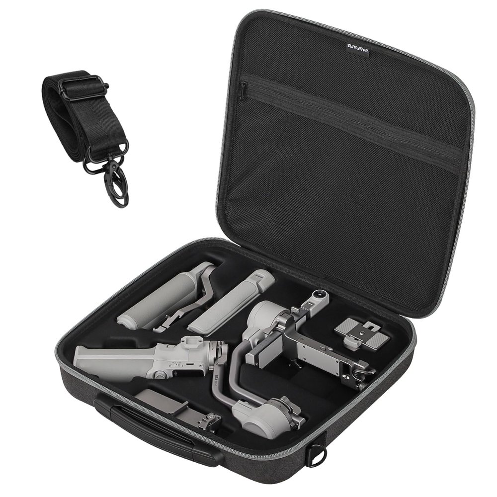 Anbee Carrying Case for DJI RS 4 Mini, Portable Shoulder Bag Travel Hard Suitcase Compatible with DJI Ronin RS4 Mini Handheld 3-Axis Gimbal Stabilizer