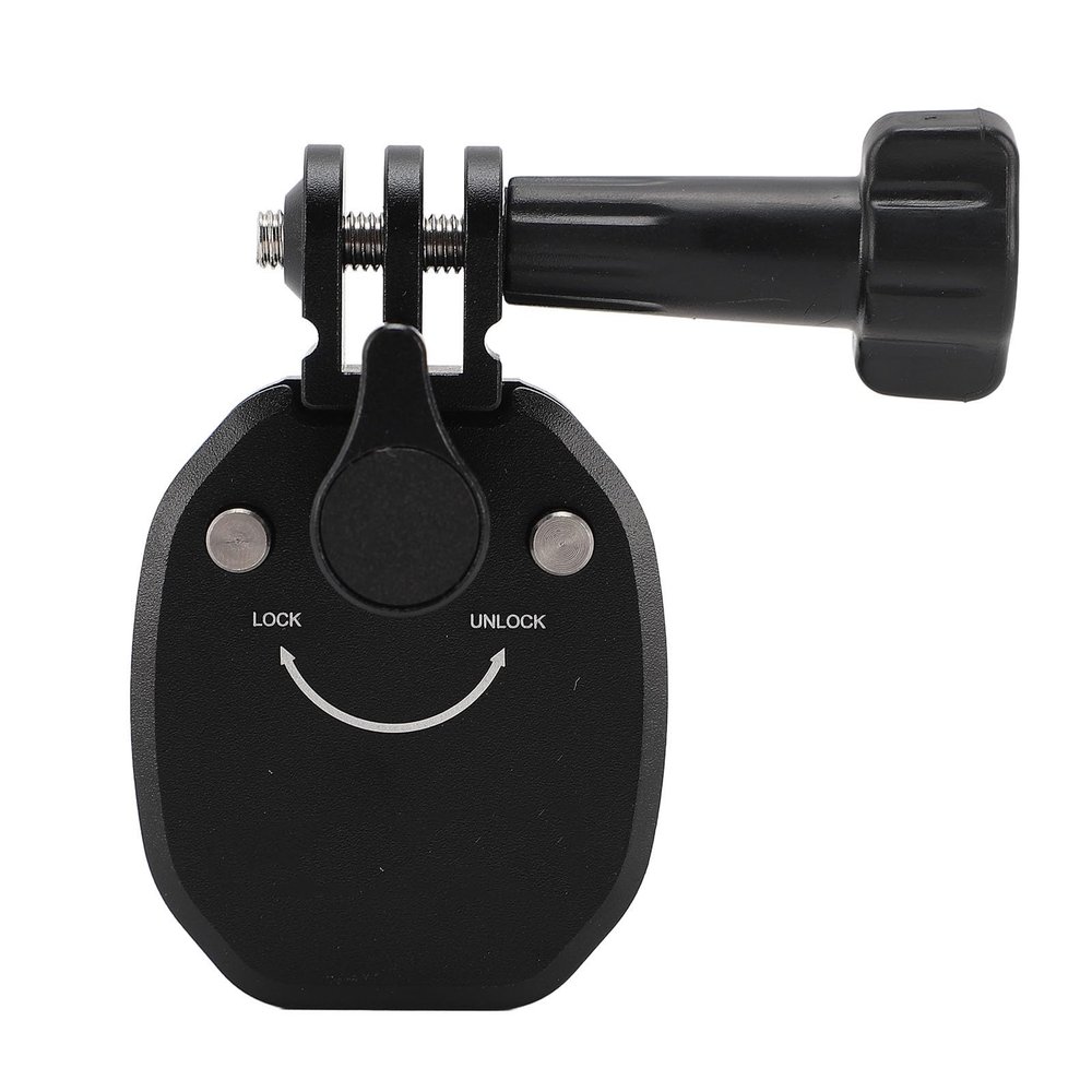 Action Camera Motorcycle Windshield Clip Motorcycle Windshield Mounting Bracket for Action GO ONE R Series Smartphones CNC Aluminum Alloy Double Layer Silicone Cushion