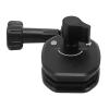 Action Camera Motorcycle Windshield Clip Motorcycle Windshield Mounting Bracket for Action GO ONE R Series Smartphones CNC Aluminum Alloy Double Layer Silicone Cushion view 3