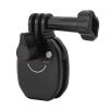 Action Camera Motorcycle Windshield Clip Motorcycle Windshield Mounting Bracket for Action GO ONE R Series Smartphones CNC Aluminum Alloy Double Layer Silicone Cushion view 4