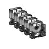 12mm Black On White Label Tape Compatible with D1 Printers 5/8/10 Pack Compatible with Models 100 120P 150 155 160 LabelManager(8PK Black on White) view 1