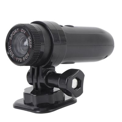 YUYTE Sport DV Camera 170 Wide Angle Lens 1280 x 960 Resolution, Sports Camera for Outdoor Activities, ABS Material, Bike Helmet Mount