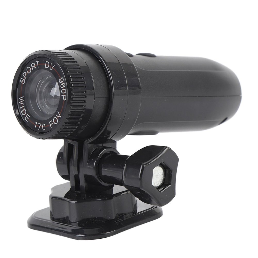 YUYTE Sport DV Camera 170 Wide Angle Lens 1280 x 960 Resolution, Sports Camera for Outdoor Activities, ABS Material, Bike Helmet Mount