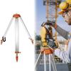 QWORK Universal Survey Tripod - Aluminum Heavy Duty Contractor Tripod with Quick Clamp,Transit Leveling Equipment, 5/8" x 11" Thread (Orange) view 4