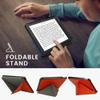 kwmobile Origami Case Compatible with Kobo Libra Colour Case - Slim PU Leather Cover with Stand - Orange view 4