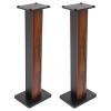 34in Speaker Stands, 2Pcs Universal Freestanding Speaker Stands Surround Sound Home Theater Floor Speaker Stands Floor Speaker Holder Hold up to 66lbs view 1