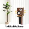 34in Speaker Stands, 2Pcs Universal Freestanding Speaker Stands Surround Sound Home Theater Floor Speaker Stands Floor Speaker Holder Hold up to 66lbs view 3