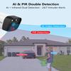 5.5MP & 2-Way Audio Dual Antennas Security Wireless Camera System 3K 5.0MP 1944P Wireless Surveillance Monitor NVR Kits,16Pcs Outdoor WiFi Security Cameras PIR Detection view 4