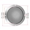 Edinstry Car 6.5 Speaker Car Auto Stereo Accessory Grille Cover Mesh Trim Round Subwoofer Grille Horn Protective Guard Silver Tone view 4